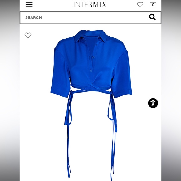 CHRISTOPHER ESBER
Cropped Button-Down Silk Shirt - Picture 2 of 4